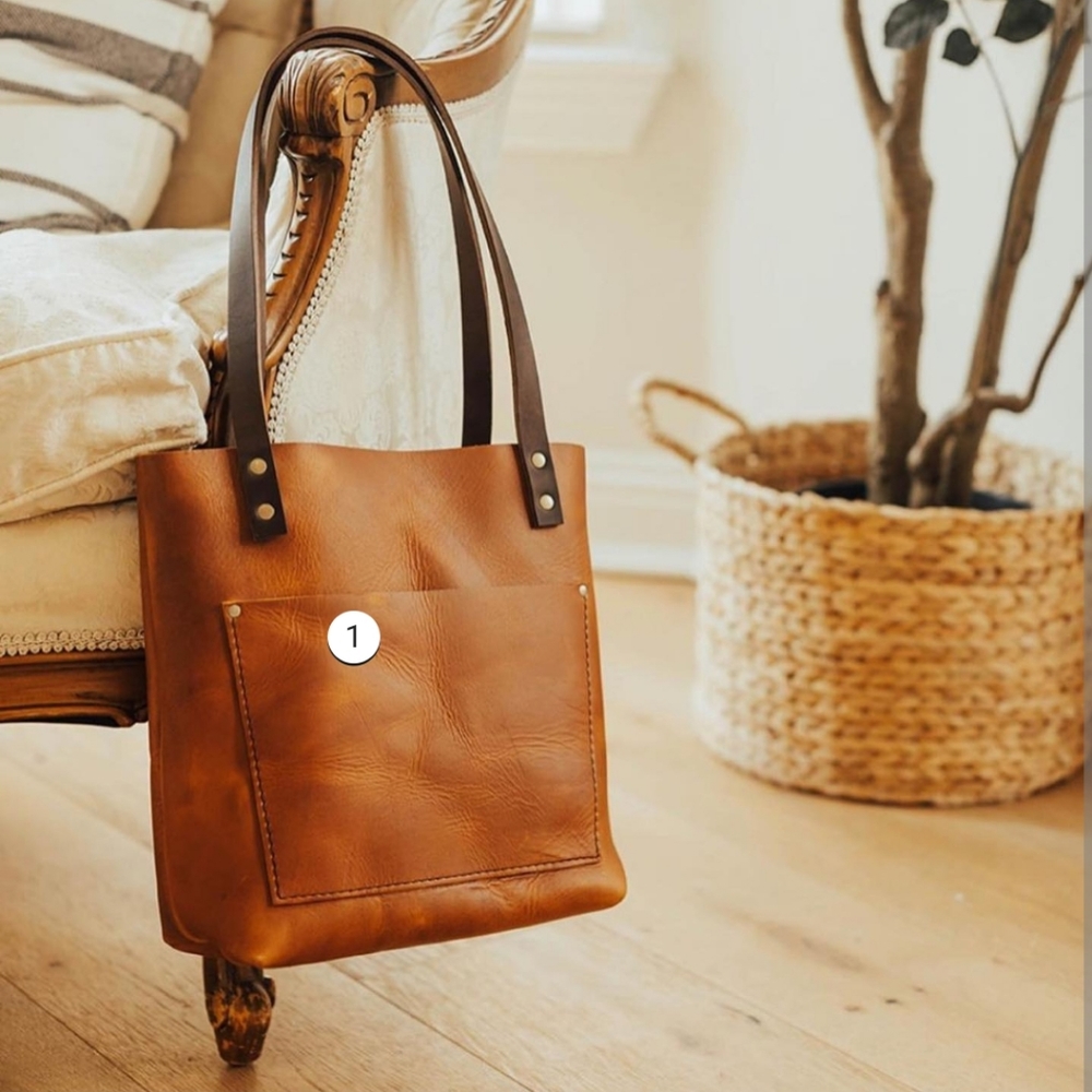 SOLD portland Leather Goods AP Classic Tote Honey